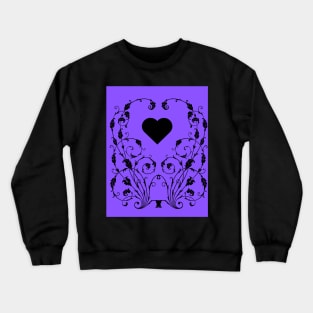 Heart pattern Crewneck Sweatshirt